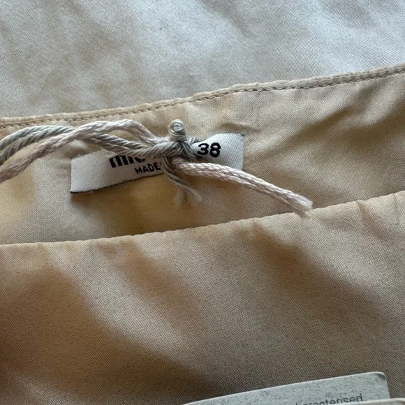 Miu Miu Silk Blend A-Line Skirt - Picture 3 of 6